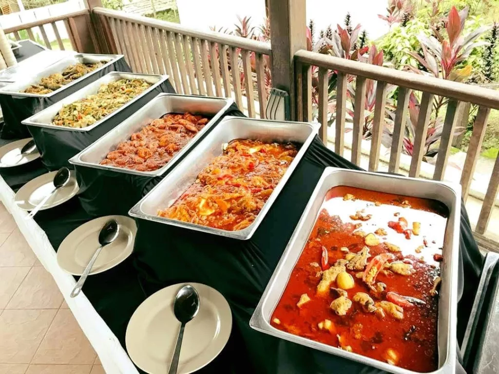 Traditional Malay wedding feast
